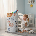 Kosz na zabawki PLANETY (50/60cm/120cm)