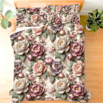Peonie, ogromne kwiaty- zestaw pościeli