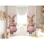 Króliczka w sukni- zasłona okienna