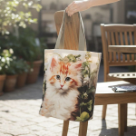 Torebka damska L- KOT RUDY