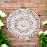 Mandala 130cm zrobiona na szydełku