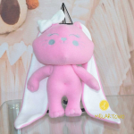 Różowa królica - maskotka, przytulanka z personalizacją