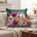 Kwiaty- 100%bawełna