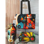 Torebka damska M- KOTY/PTAKI glamour