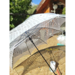 Parasol zrobiony na szydełku 120cm
