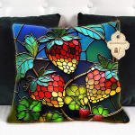 Poszewka na poduszkę TRUSKAWKI glamour