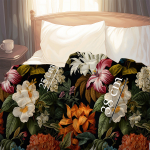 Mix ogromnych kwiatów- zestaw pościeli