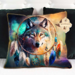 Poszewka na poduszkę WILK glamour