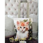 Torebka damska L- KOT RUDY