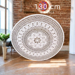 Mandala 130cm zrobiona na szydełku