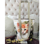 Torebka damska L- KOT RUDY