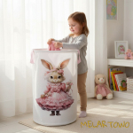 Kosz na zabawki - Króliczka w sukience 60cm