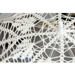 Parasol zrobiony na szydełku ECRU 118cm