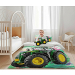 Traktor green- zestaw pościeli