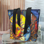 Torebka damska L- SŁOŃCE/ KSIĘŹYC PES