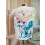 Kamizelka/ bezrękawnik UNICORN pink 110/116 cm  5-6 lat
