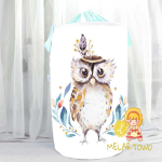 Kosz na zabawki SOWA boho (40/50/60cm)