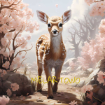 Jelonek w lesie- komplet poscieli 75x100cm 60x40cm