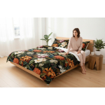 Mix ogromnych kwiatów- zestaw pościeli