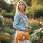 Szydełkowa Torebka „Musztardowa Energia”