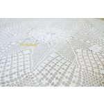 Obrus hand made 190 cm- zrobiony na szydełku