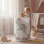 Kosz na zabawki JEDNOROŻEC boho (40/50/60cm)