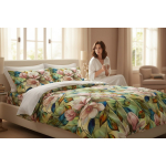 Bukiet magnolii, ogromne kwiaty- zestaw pościeli