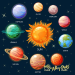 Kosmos- zestaw pościeli