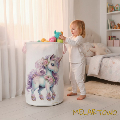 Jednorożec prince- kosz na zabawki (40/50/60cm)