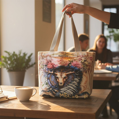 Torebka damska M- SKORPION znak zodiaku- minky