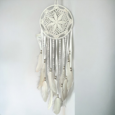 Łapacz snów 20/75 cm WHITE brylanciki