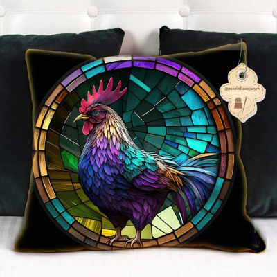 Poszewka na poduszkę KOGUT glamour