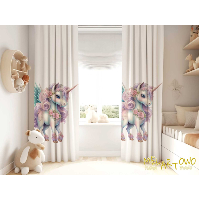 Jednorożec prince- zasłona okienna