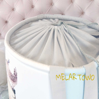 Kosz na zabawki KRÓLIK serce green (40/50/60cm)