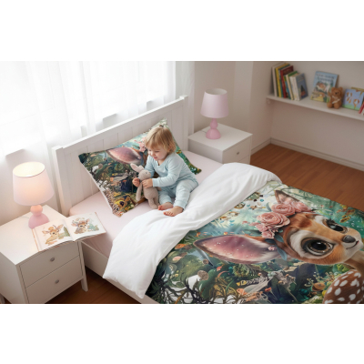 Sarenka kwiaty- zestaw pościeli