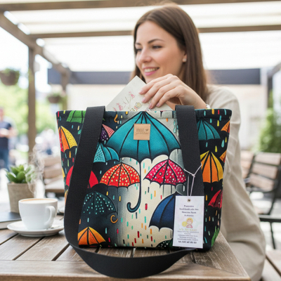 Torebka damska M- PARASOLE 1 glamour