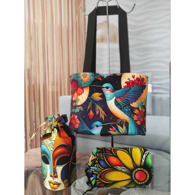 Torebka damska M- KOTY/PTAKI glamour