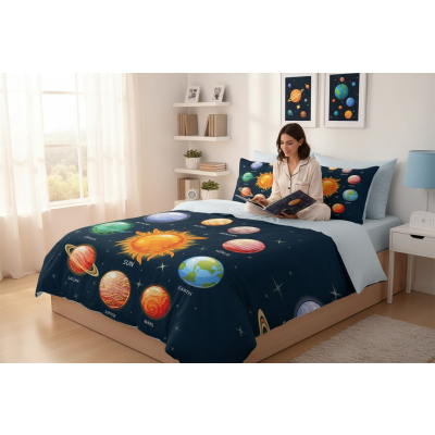 Kosmos- zestaw pościeli