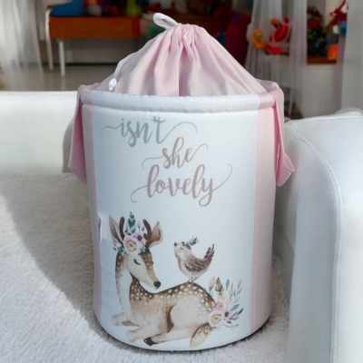 Kosz na zabawki JELONEK boho, 30cm
