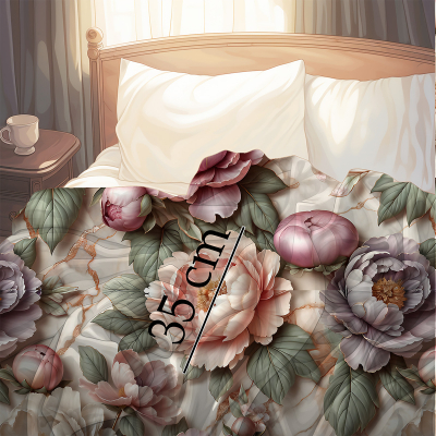 Peonie, ogromne kwiaty- zestaw pościeli