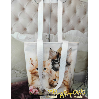 Torebka damska L- KOTY TRZY