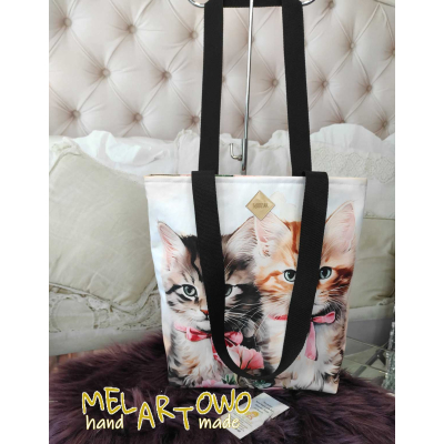 Torebka damska L- KOTY DWA