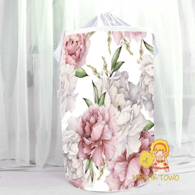 Kosz na zabawki PIWONIE (40/50/60cm/120cm) personalizacja