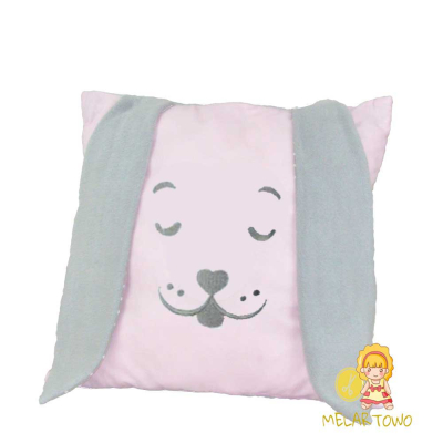 Poduszka PIESEK róż(40/40cm)