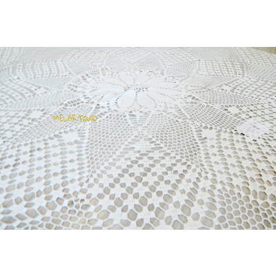 Obrus hand made 190 cm- zrobiony na szydełku