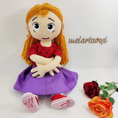 Maskotka na zamówienie. Projekt lalka Złotowłosa