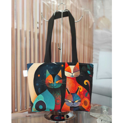 Torebka damska M- KOTY/PTAKI glamour