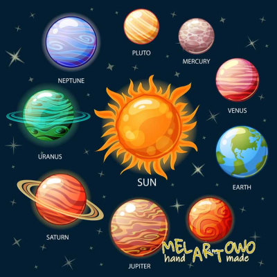 Kosmos- zestaw pościeli